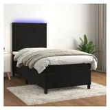 vidaXL Boxspringbett 100 x 200 cm Schwarz