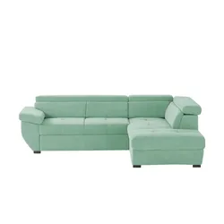 Primo Ecksofa  Formula ¦ grün ¦ Maße (cm): B: 262 H: 79 T: 224.0