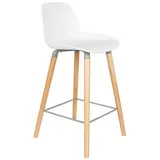 ZUIVER Albert Kuip Barhocker, höhe 65 cm, weiß