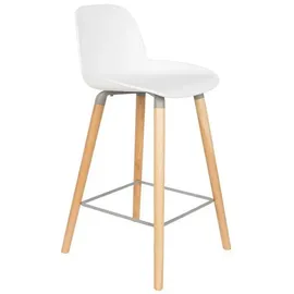 ZUIVER Albert Kuip Barhocker, höhe 65 cm, weiß