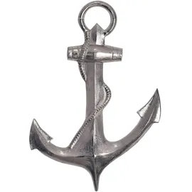 FineBuy FineBuy, Wanddeko 70 cm Silber XXL Maritim Aluminium Modern Wohndeko