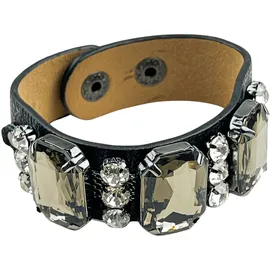 COLLEZIONE ALESSANDRO Crystal Armband schwarz onesize