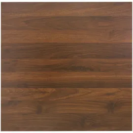 ML-Design Couchtisch 65x65x40 cm, Schwarz-Walnuss, Kufenbeine, Quadratisch Modern Beistelltisch Wohnzimmer Kaffeetisch