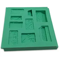 reliefgiessmasse gips Giessform Silikonform Ruinen Fragemente Krippenbausteine Set 19