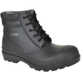 PORTWEST FW45 Gummistiefel Schwarz 38