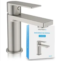 Bächlein Edessa Badarmatur Edelstahl Gebürstet