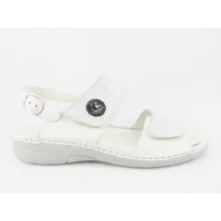 WALDLÄUFER Komfort Sandalen in Weiß | Gr.: 40,5