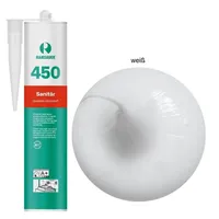 Ramsauer 450 Sanitär 1K Silikon (Weiß) - 310ml Kartusche,
