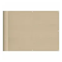 vidaXL Balkon-Sichtschutz Beige 75x700 cm 100 % Polyester-Oxford