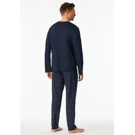 SCHIESSER Pyjama Fine Interlock Blau 62