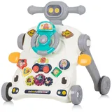 Chipolino Lauflernwagen 3 in 1 Auto, Spieltisch, Lenkrad, Tasten, Musik, Lichter grau