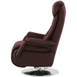 Polstermöbel Oelsa Sessel Mambo Leder 86 x 119 x 88 cm Rot elektrisch