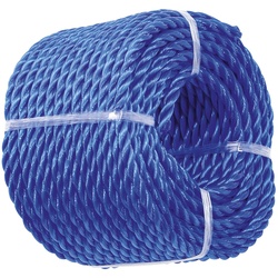 BGS DIY 80804 Kunststoffseil / Allzweckseil 20 Meter Ø4mm blau