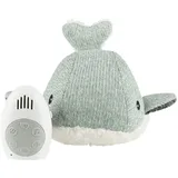 flow amsterdam Einschlafhilfe Baby - Kuscheltier mit Herzschlag - Moby - Grün - Einschlafhilfe mit Musik - Einschlafhilfe Kinder - Plüschtier mit... - Grün