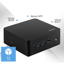 MSI Cubi NUC 1MG-213DE Mini-PC Intel Core 3 100U 2,3 GHz 8 GB RAM 256 GB SSD Windows 11 Pro