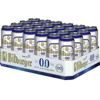Bitburger Alkoholfrei 0,0%  0,50 L Dose, 24er Pack (24x0,50 L) Einweg-Pfand