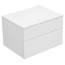 KEUCO Sideboard „Edition 400“ Nussbaum (Furnier), Nussbaum (Furnier), ohne Beleuchtung 70 × 47,2 × 53,5 cm