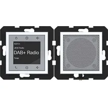 Hager Radio Touch DAB+ lichtweiß glänzend