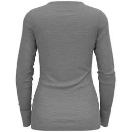 Odlo Merino 200 Langarm-Thermoshirt Grau XL