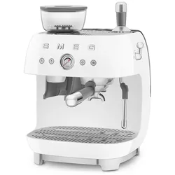 SMEG EGF03WHEU, Espressomaschine, 2,4 l, Gemahlener Kaffee, Eingebautes Mahlwerk