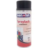 Wilckens - 6x Spraylack 400ml schwarz seidenmatt Sprühlack Lackspray Farbspray Spraydose
