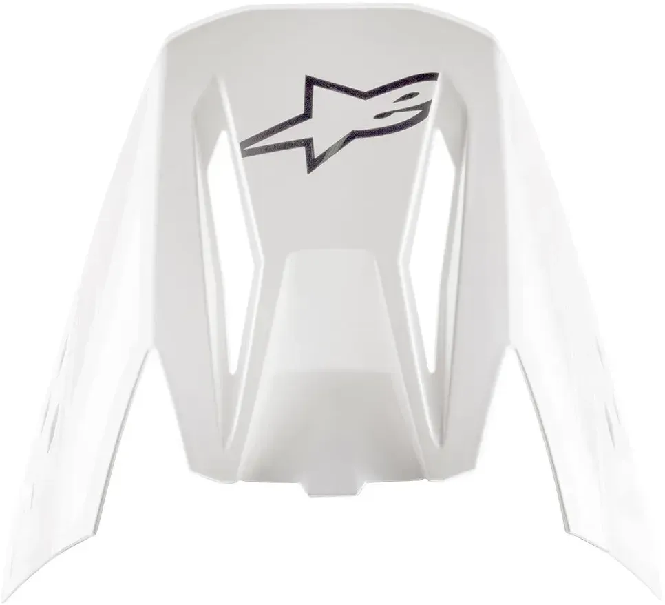 Alpinestars Visera S-m5 Solid Visier - White Glossy - One Size