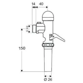 Schell Schellomat WC-Druckspüler