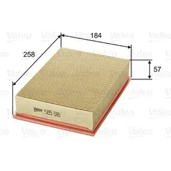 Luftfilter VALEO 585016 für Ford Fiesta III Escort V Orion Turnier