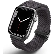 Uniq Aspen Geflochtenes Armband Apple Watch 1/2/3/4/5/6/7/8/SE/SE2 40/38/41 mm – Grau