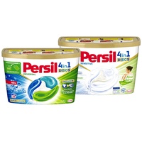 Persil Tiefenrein 4in1 DISCS (16 Waschladungen), Universal Waschmittel, Vollwaschmittel & Persil Sensitive 4in1 DISCS Vollwaschmittel (16 Waschladungen), Waschmittel für Allergiker & Babys