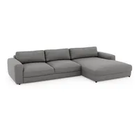 Places of Style Ecksofa »Bloomfield, L-Form«, wahlweise mit Bettfunktion und Bettkasten, grau