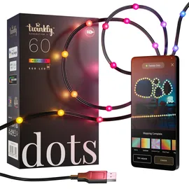 Twinkly Lichterkette Dots 3 m Schwarz