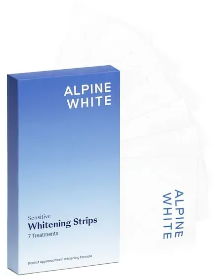 ALPINE WHITE White Strips Sensitive Zahnaufhellung & Bleaching