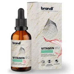 Brandl Nutrition B12 Vitamin Tropfen aus 3 Aktivformen Vitamine 100 ml 