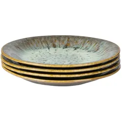 Gipfelstück Desserteller-Set, Steinzeug Flussufer