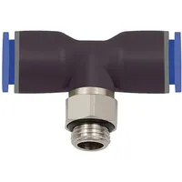 Riegler T-Steckverschraubung drehbar G 3/8 außen Ø10 mm