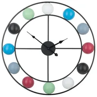 Beliani Wanduhr, Reiden 56 cm, Dekoration, Uhren, Wanduhren