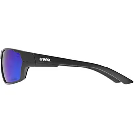 Uvex Sportstyle 233 P - Black Matt - Polavision Mirror Green