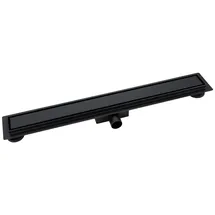 Verosan+ Duschrinnen-Komplettset Lech 80 cm Matt-Schwarz