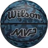 Wilson Basketball MVP Camo, outdoor, Größe 7, blau/schwarz, 610 Gramm, Trainingsball