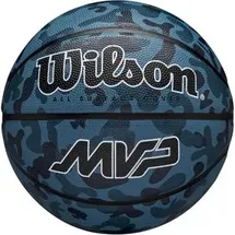 Wilson Basketball MVP Camo, outdoor, Größe 7, blau/schwarz, 610 Gramm, Trainingsball