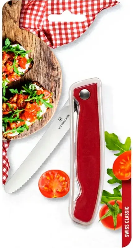 Victorinox Swiss Classic Serie Tragbares Obstmesser Rot
