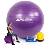 Mobiclinic Gymnastikball Lila 58 cm