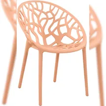 CLP Gartenstuhl Hope 59 x 59 x 80 cm pfirsich