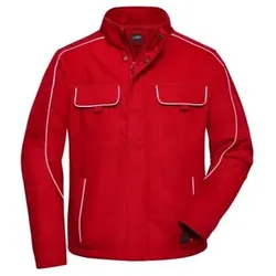 Workwear SoftshellJacke JN884, rot, Größe 4XL - rot - 4XL