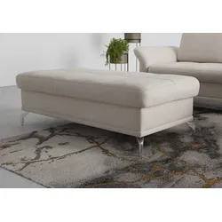 Polsterhocker INOSIGN "Palm Beach", grau (elephant), B:133cm H:47cm T:72cm, 100%Polyester, Hocker, passend zur Polsterserie "Palm Beach", B/T/H: 133/72/47
