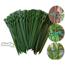 varivendo Pflanzenklammer XXL Set 200 Stück Mixed mit Klammern und Bindern Pflanzenhalter Pflanzenclips Rankhilfe Befestigungsset für Garten Gemüse