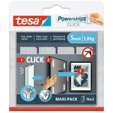 Tesa Powerstrips Click Small selbstkl.Klettband 16x2 (77720-00020-00)