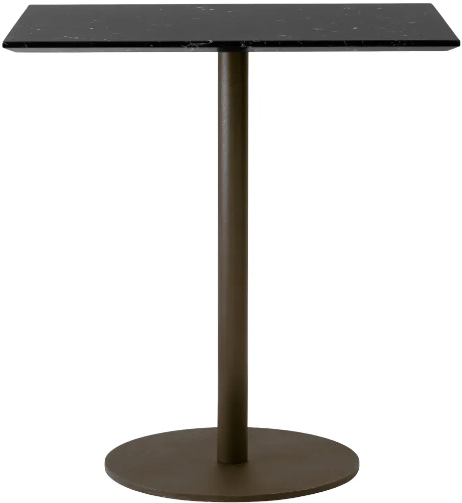 &Tradition In Between SK 16 Cafe Tisch, höhe 73 cm, bronzed / nero marquina