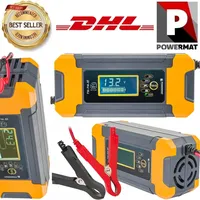 Jardibricodeco Batterieladegerät 12V/24V, KFZ Ladegerät Auto Intelligentes Batterie Akku